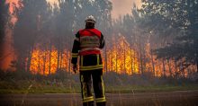 Incêndios florestais no sudoeste da França