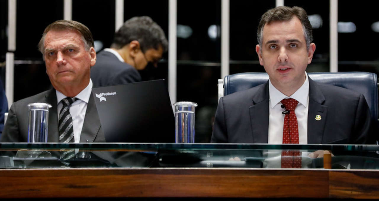 Jair Bolsonaro e Rodrigo Pacheco