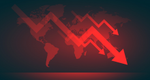 piores fundos de investimento gráfico queda