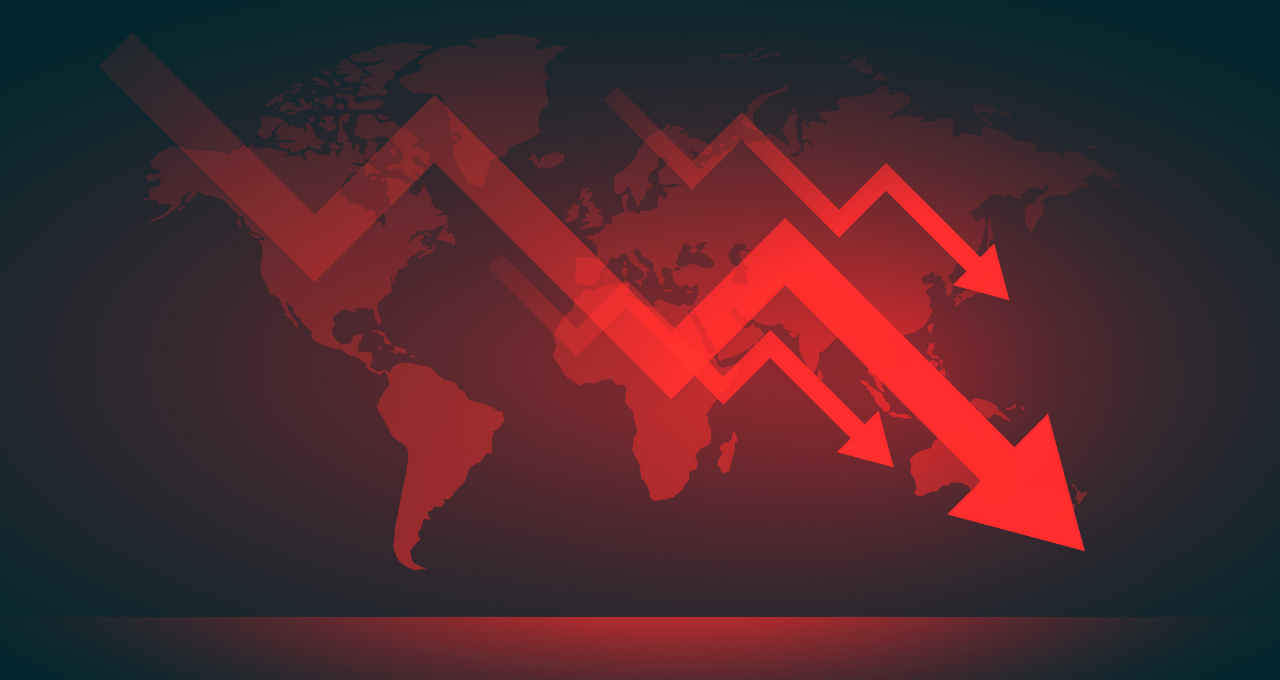 piores fundos de investimento gráfico queda