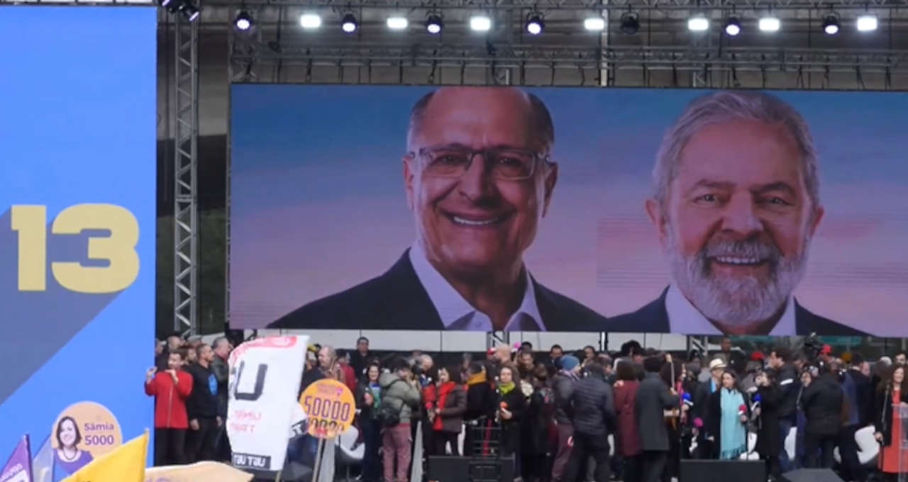 Lula e Geraldo Alckmin