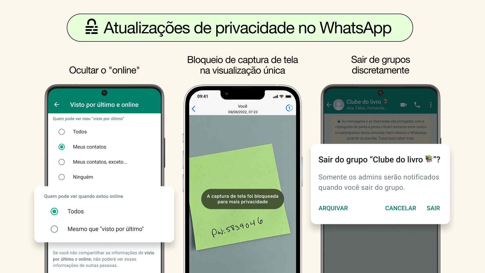 WhatsApp atulizações