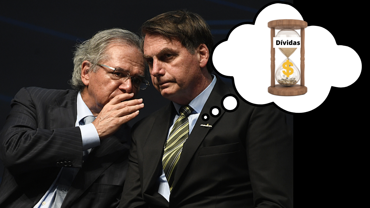 Dívidas de Bolsonaro e Paulo Guedes