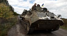Militares ucranianos na região de Donesk