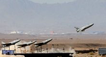 Exercício militar com drone no Irã