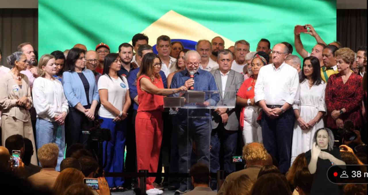 Lula presidente eleito primeiro discurso eleição eleições segundo turno 2022