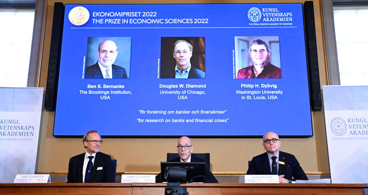 Bernanke, Diamond e Dybvig ganham Nobel de Economia por estudos sobre