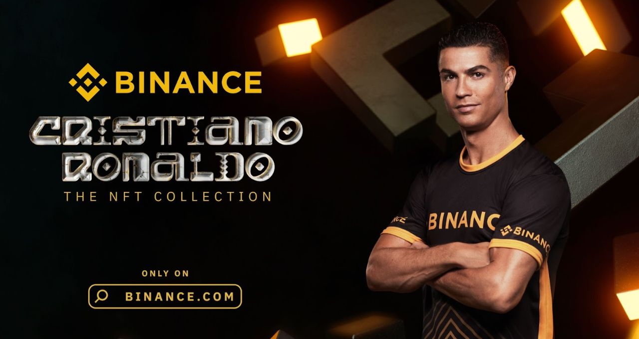 Binance fecha parceria com Cristiano Ronaldo para projeto de NFT e