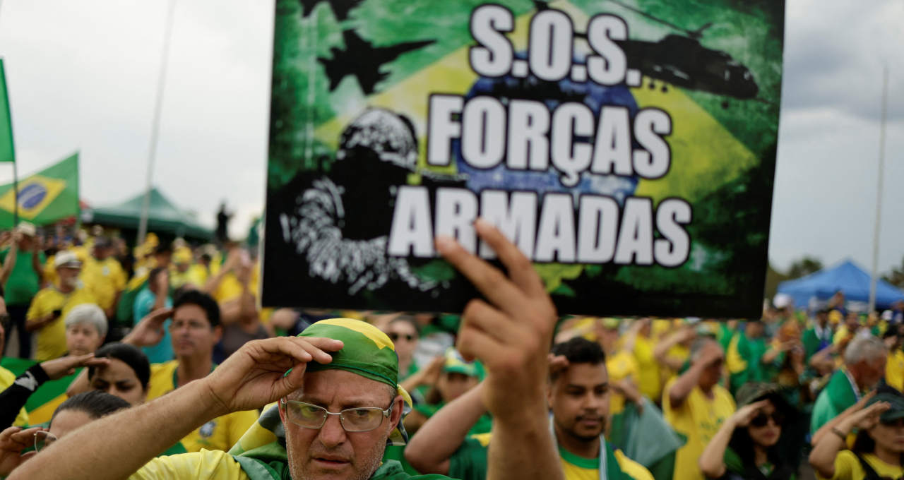 Manifestação protestos Bolsonarista