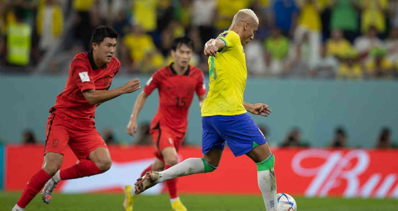 brasil 4 0 zero quatro coreia sul copa mundo oitavas final mundial catar qatar richarlison placar