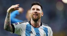 Lionel Messi comemora classificação da Argentina às quartas de final da Copa do Mundo do Catar após vitória sobre a Austrália