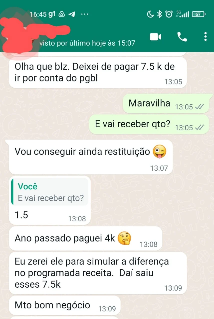 print restituição imposto de renda