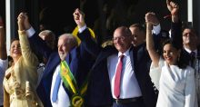 Lula e Janja e Geraldo Alckmin