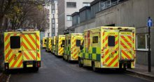 Reino Unido Greve Ambulância