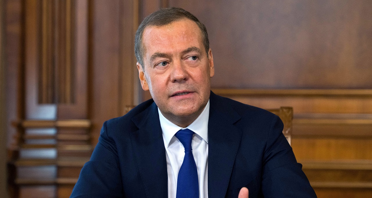Dmitry Medvedev em Moscou, Rússia