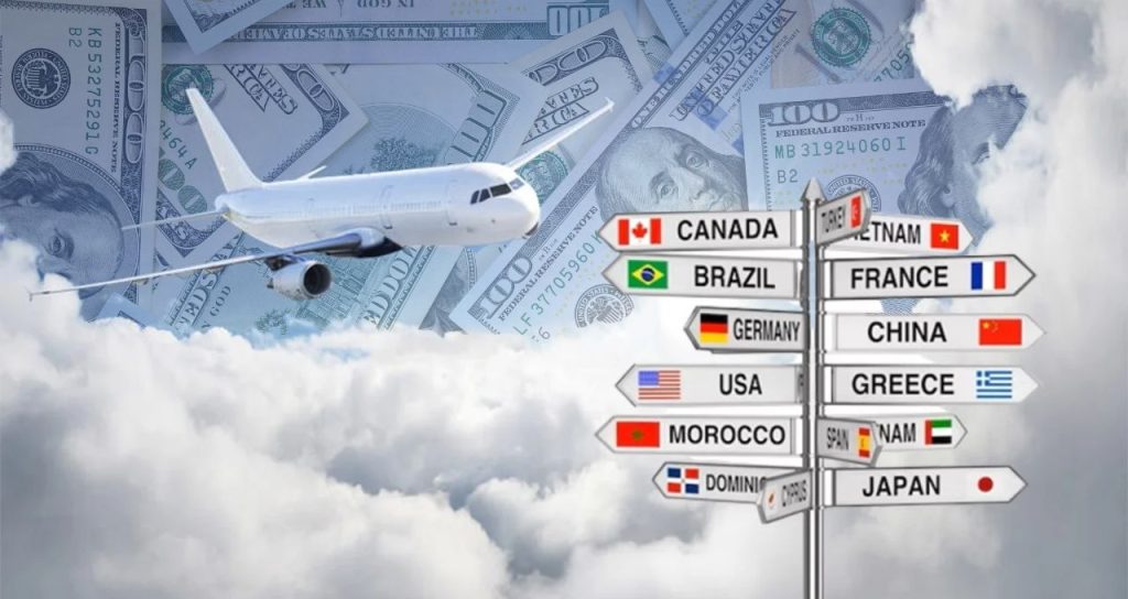 dólar em queda viagem internacional viajar para o exterior