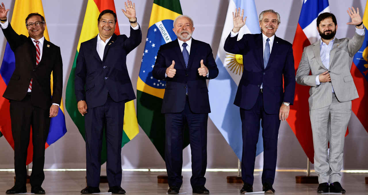 Líderes sul-americanos