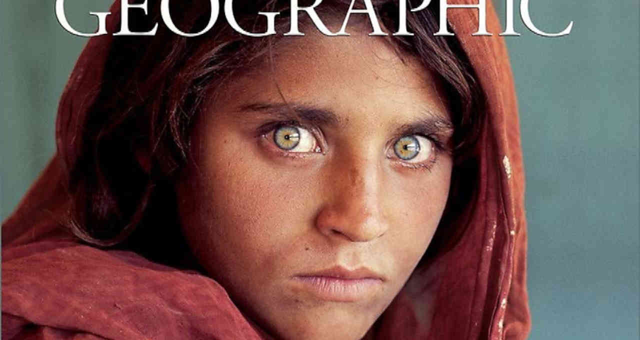 National Geographic Steve McCurry capa menina afegã