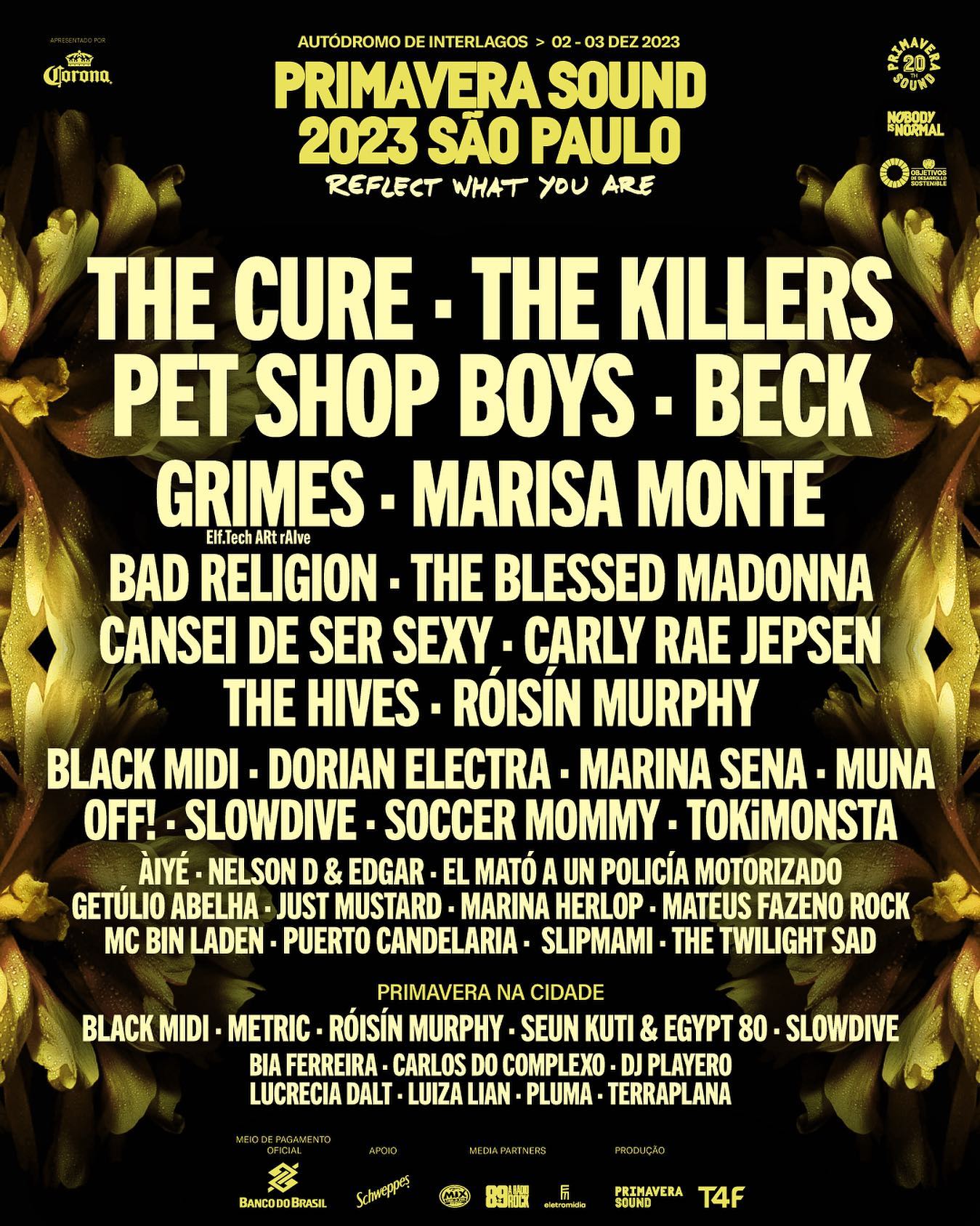 Line-up do Primavera Sound São Paulo (Divulgação)