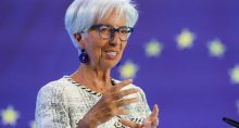 Presidente do BCE, Christine Lagarde, juros