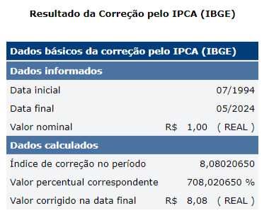 Calculadora Bacen