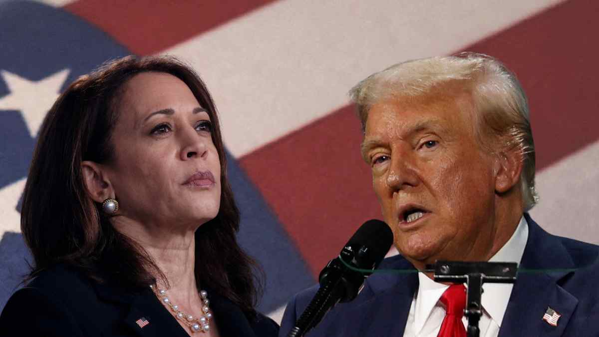 Kamala Harris e Donald Trumo